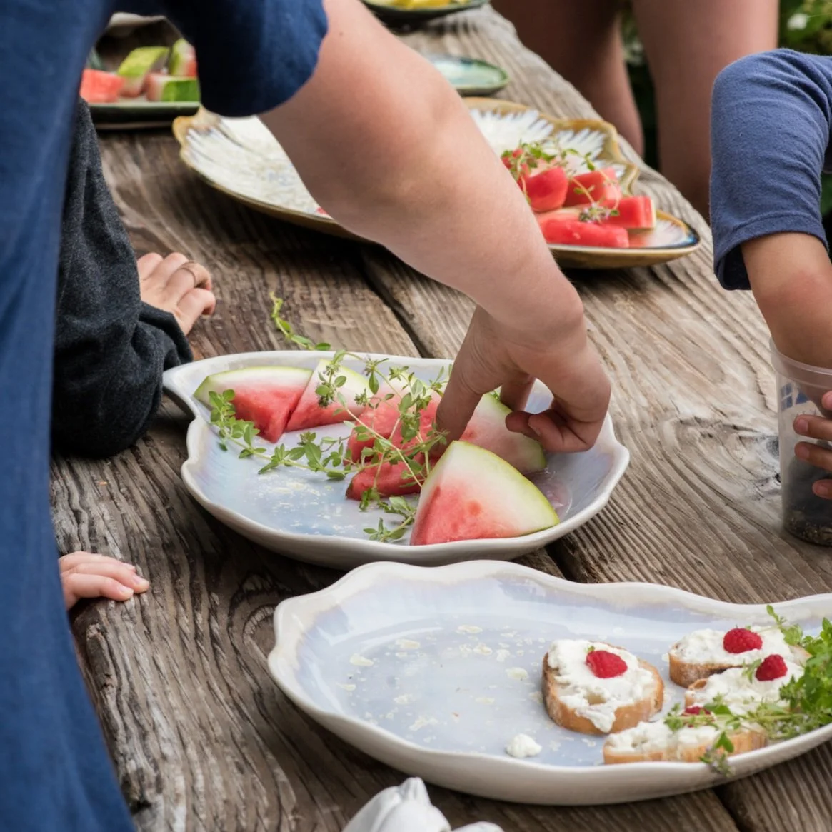 Oyster Plate Series — Ae Ceramics
